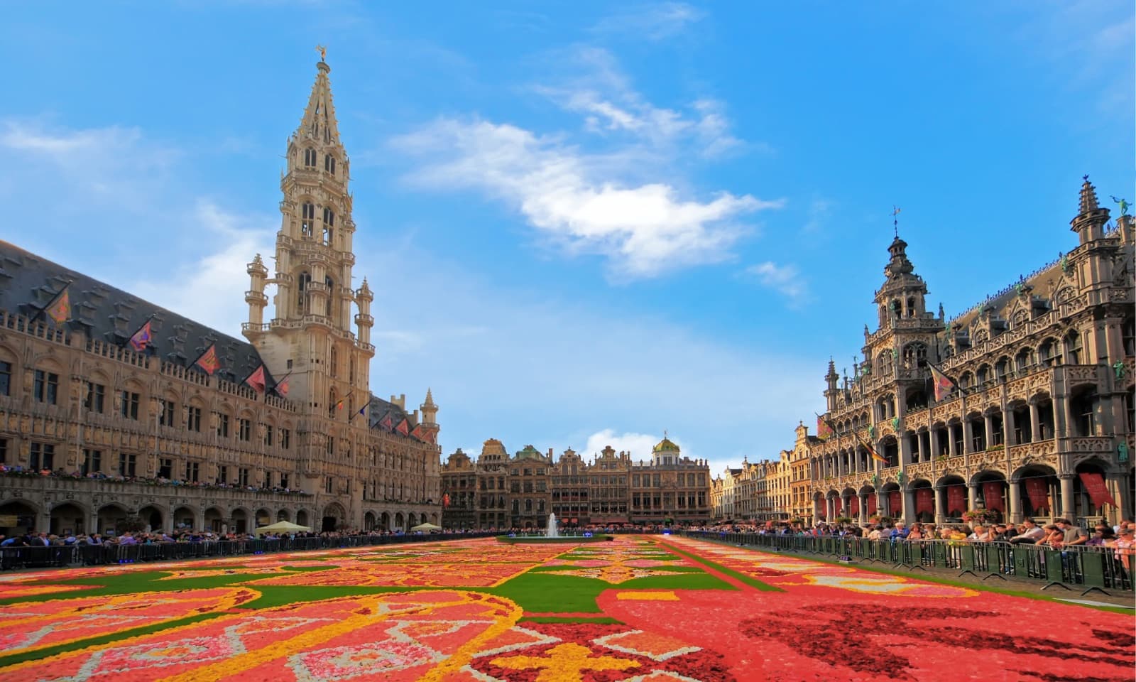 Brussels, hlavní město země Belgium