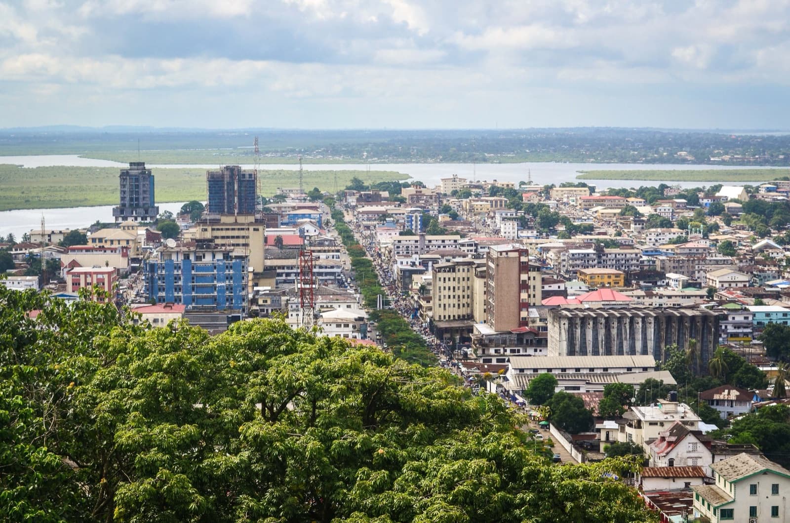Monrovia, die Hauptstadt von Liberia