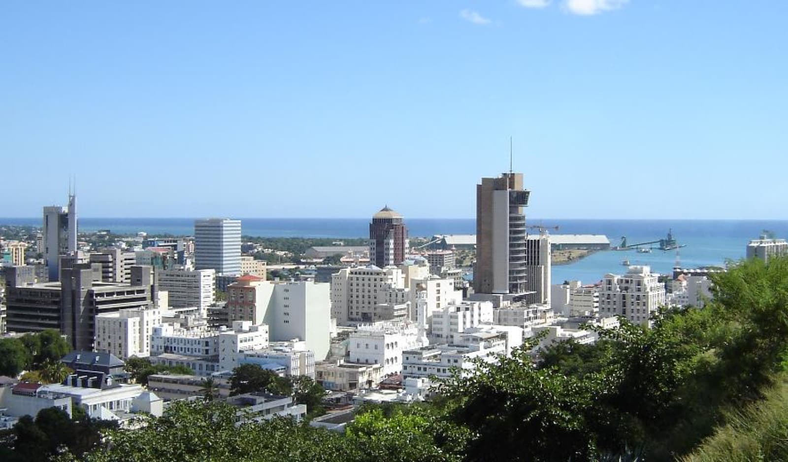 Port Louis, die Hauptstadt von Mauritius