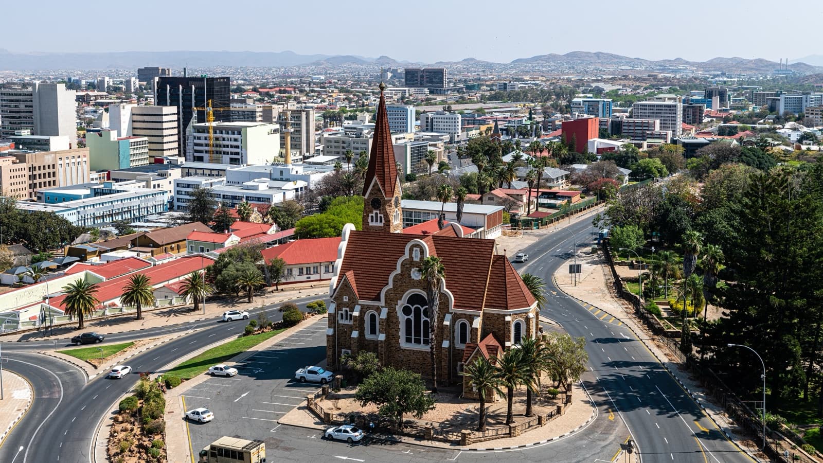 Windhoek, the capital of Namibia