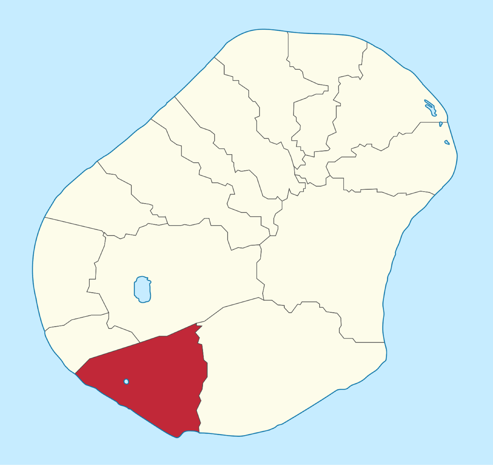 Yaren, the capital of Nauru