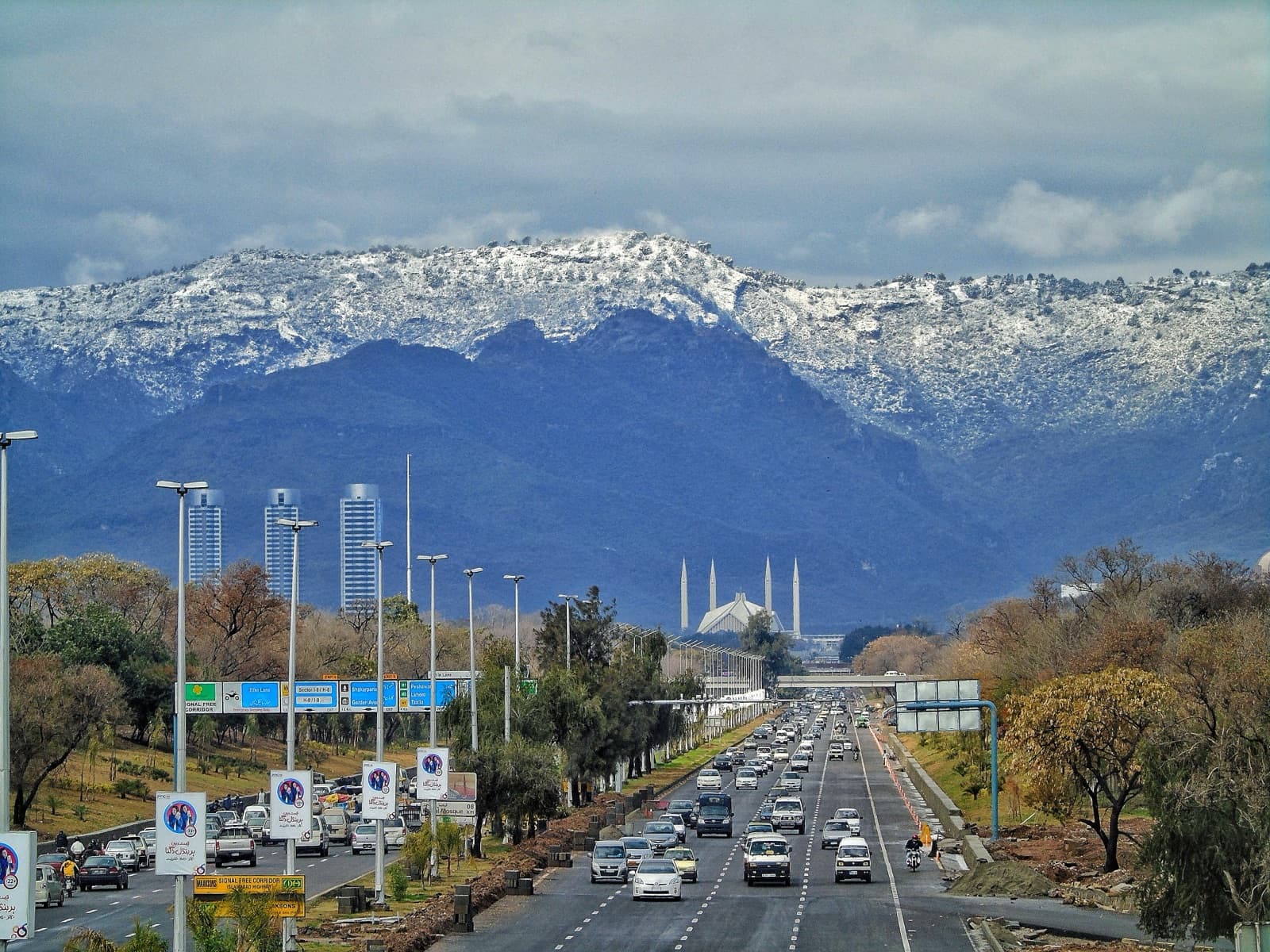 Islamabad, de hoofdstad van Pakistan