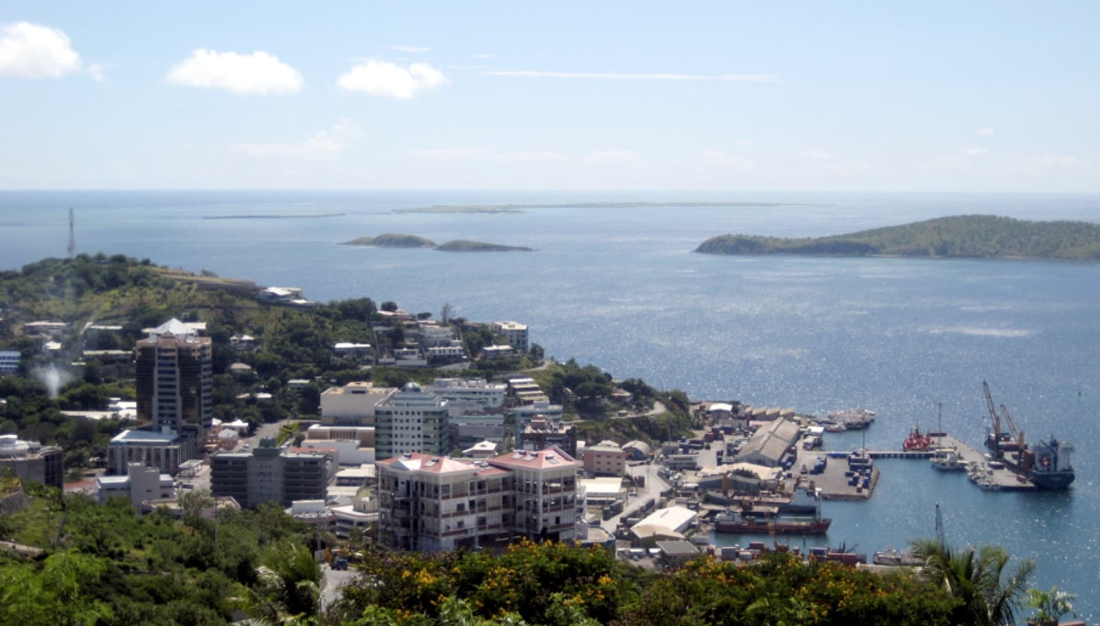 Port Moresby, hovedstaden i Papua New Guinea