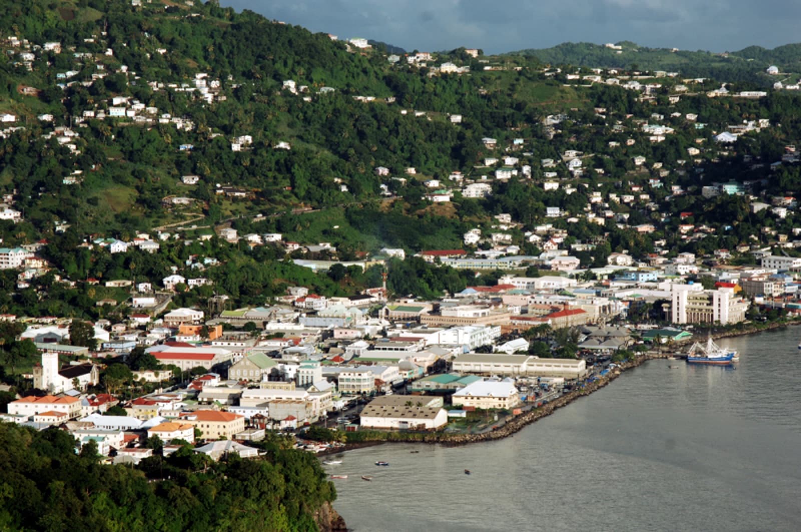Kingstown, huvudstad i Saint Vincent and the Grenadines
