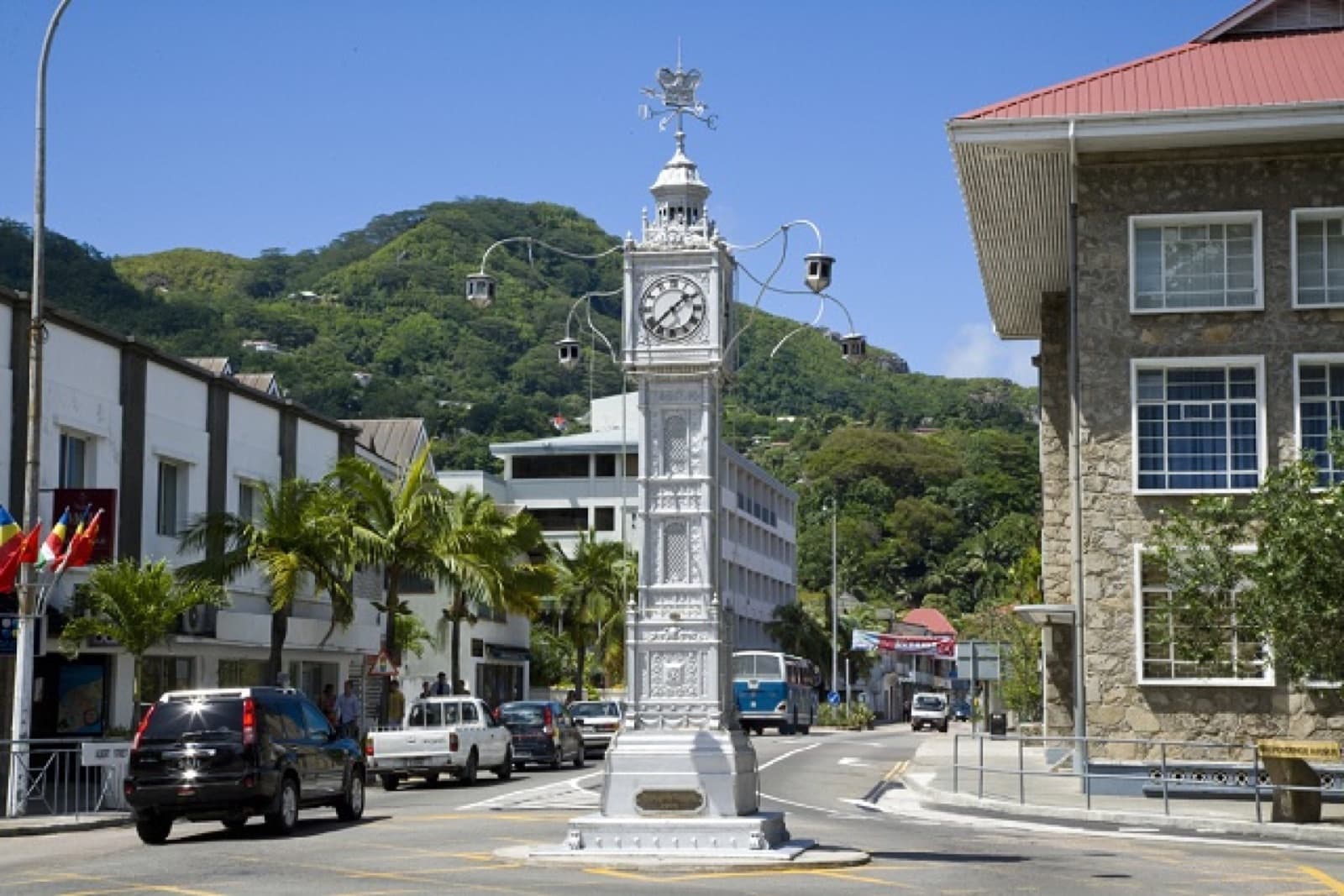 Victoria, hovedstaden i Seychelles