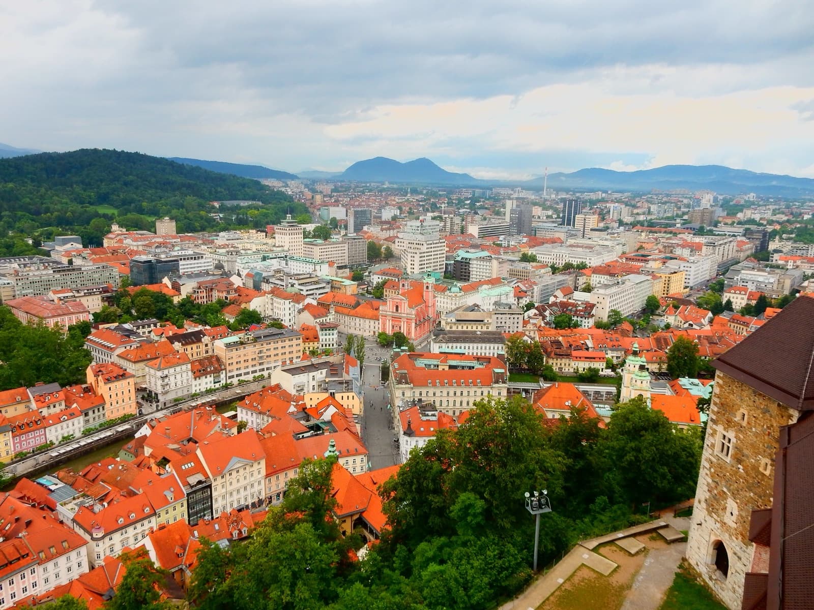 Ljubljana, hlavní město země Slovenia