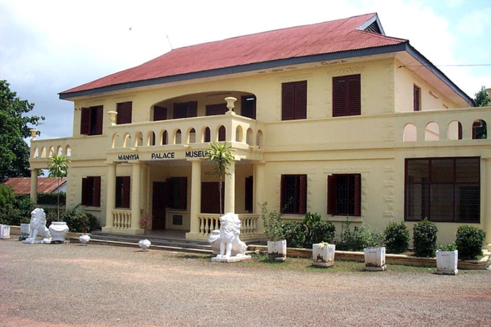 The Manhyia Palace in Kumasi, Ghana