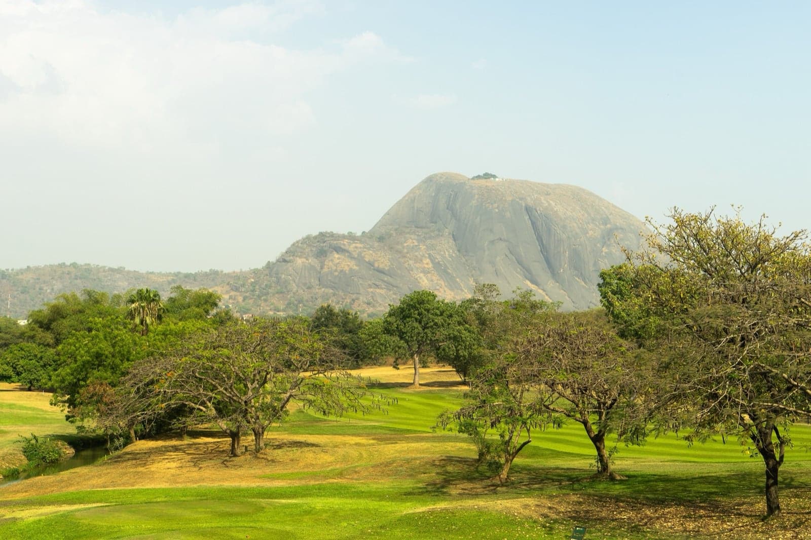 Aso Rock - the large granite hill outside Abuja, Nigeria