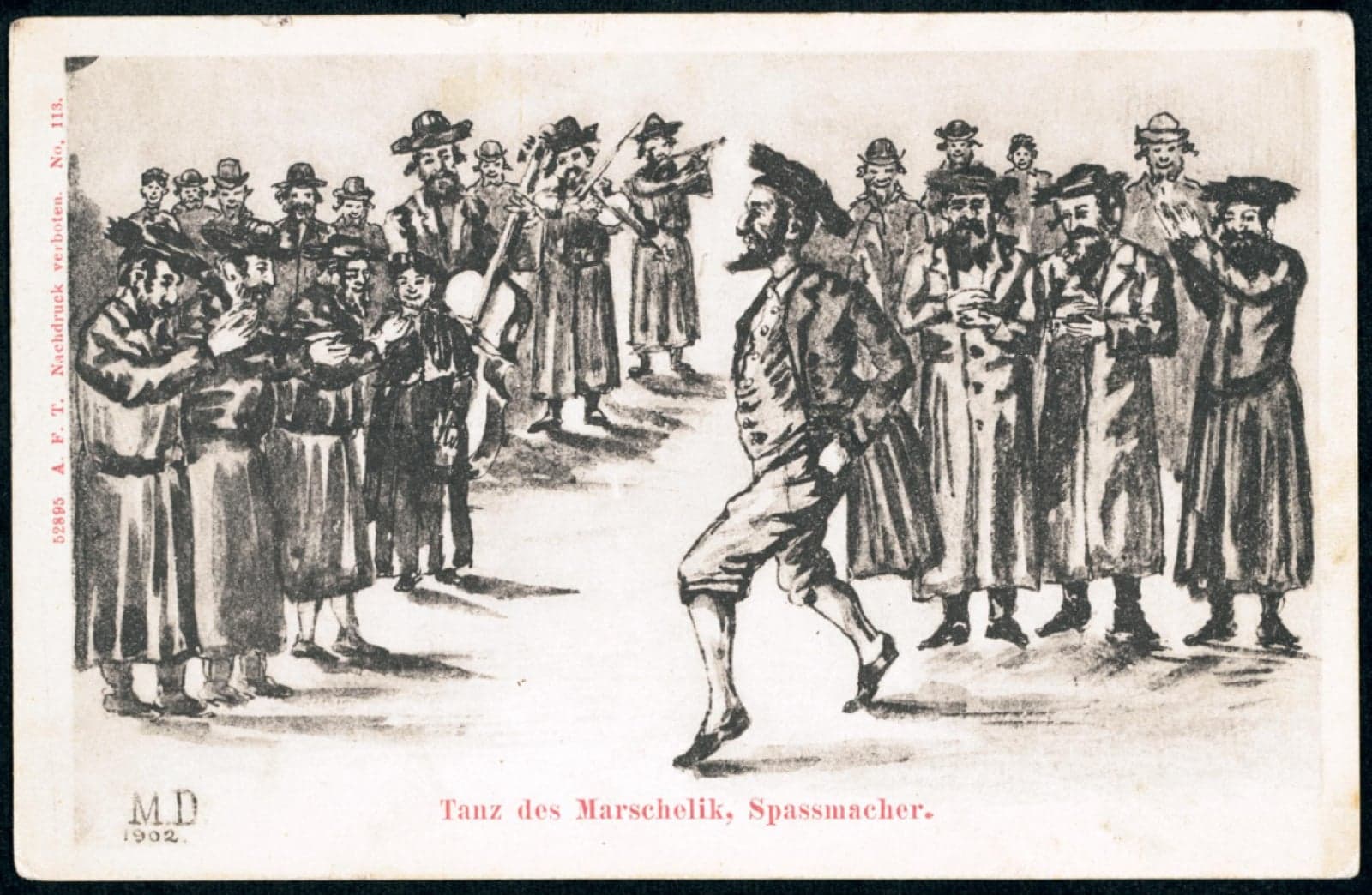A group of people dancing in a circle outdoors